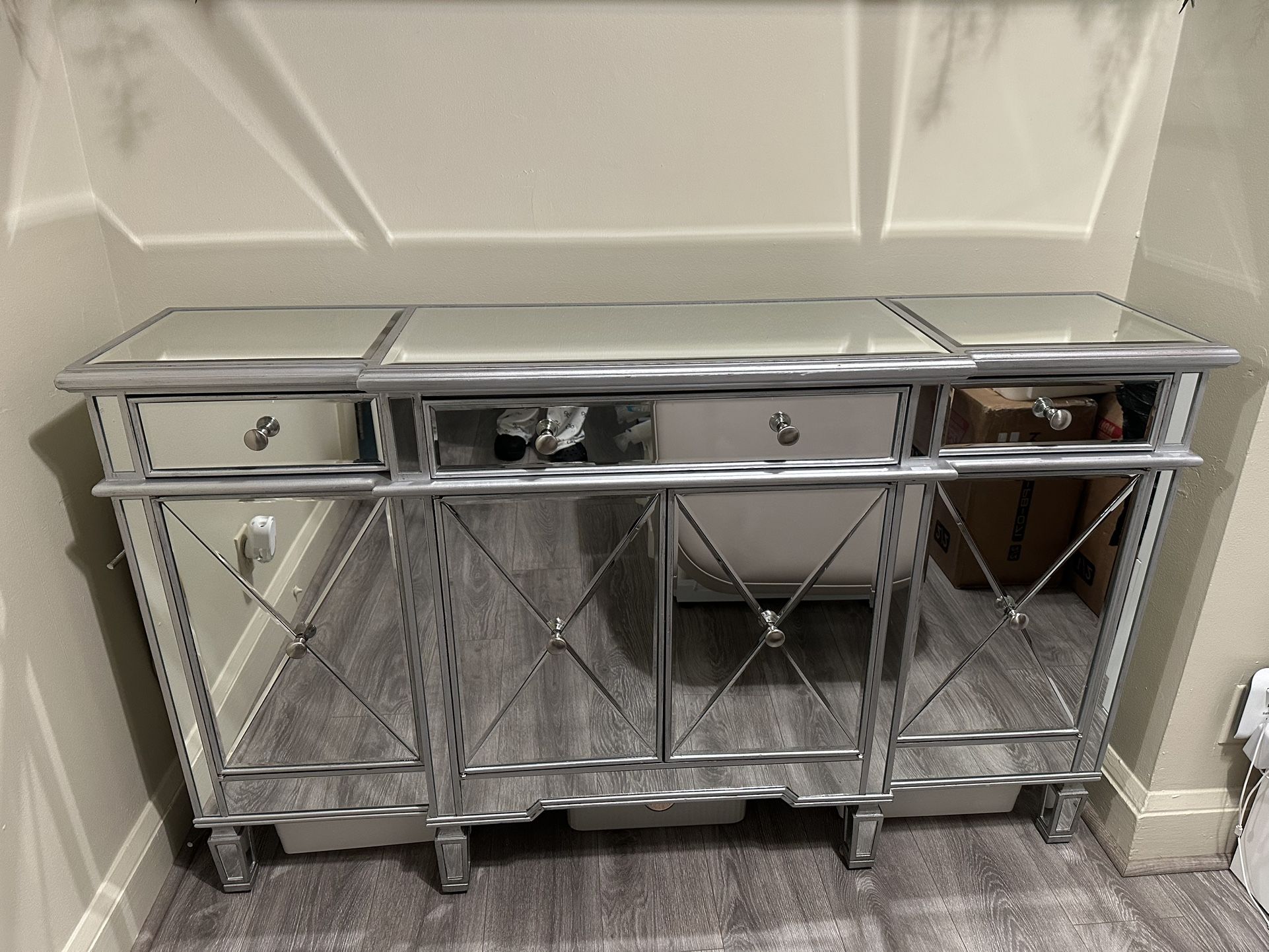 Glass Console Table