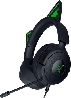 Razer Kraken Kitty V3 X Wired Gaming Headset, Kitty Ears, Black