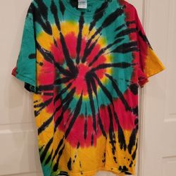 Tie Dye T Chirt 2XL Mens
