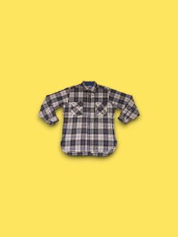 Vintage Pendleton Flannel Shirt Mens Multicolor Plaid Button Down Wool Large