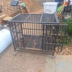 Dog Cage With Wheels
