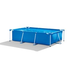13ft x 6.5ft x 30in Rectangular Avobe Ground Metal Frame Pool
