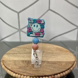 Mama Glitter Badge Reel