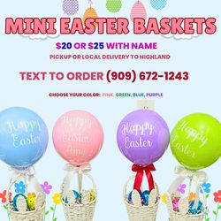 Mini Easter baskets