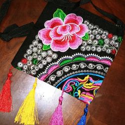 Festive Embroidered Purse
