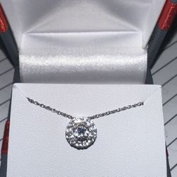 White Sapphire necklace 