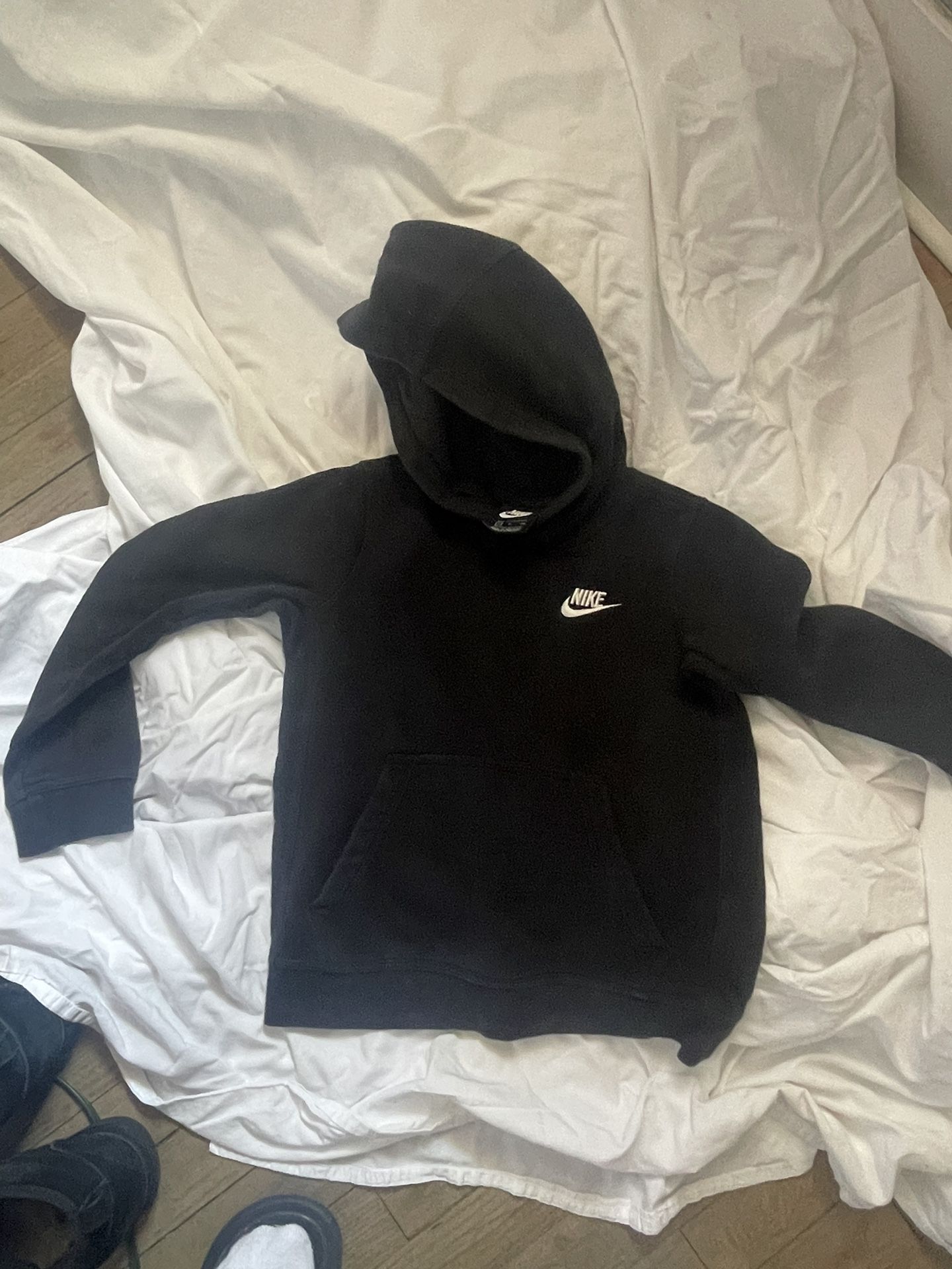 Kids Nike Hoodie Black Size Small 