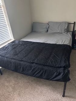 Queen Bed Frame + Mattress
