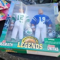 NFL legends collectible Manning Namath