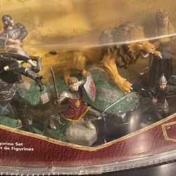 Chronicles Of Narnia 6 Figurine Set Disney Store Lion Witch Wardrobe