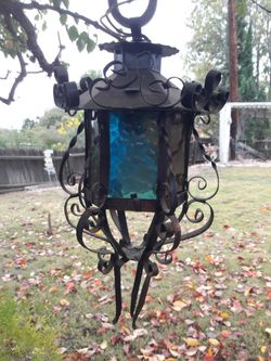 Antique Metal Patio Light