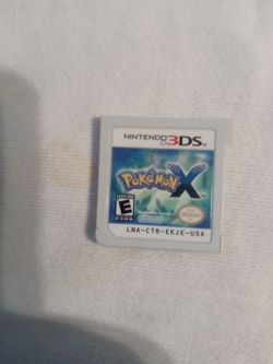 Pokemon X nintendo 3ds