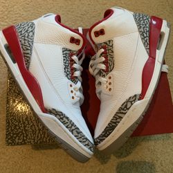 Jordan 3 Retro Cardinal Red
