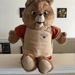 1985 Teddy Ruxpin Talking Bear Vintage/Cassette Uncle Grubby Tape UNTESTED 