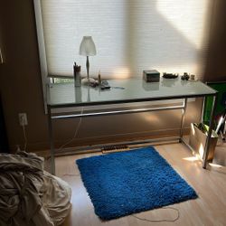 Glass Desk Cb2