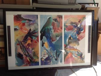 Wall art multicolor - large