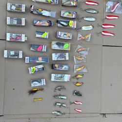 Antique and old fishing lures