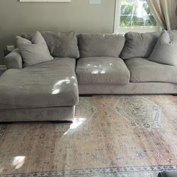 Gray Couch With Chaise Sectional