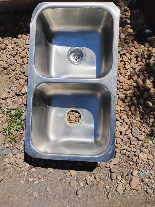 Utility Sink Stainless Steel Double-sided