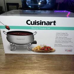 Cuisinart fondue pot never used