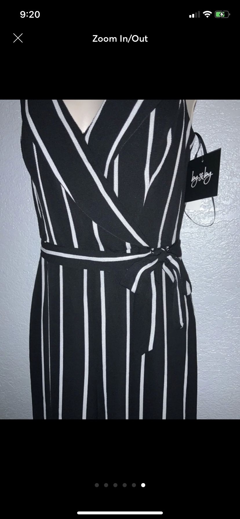 Cropped Jumpsuit Womens Size 5 NWT