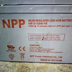 NPP HR12150W FR 12V STORAGE BATTERY