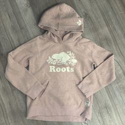 roots sweater baby pink like new size XL KIDS (11-12) 