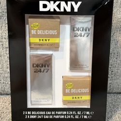 Brand New DKNY Be Delicious & 24/ 7 Fragrance Set 