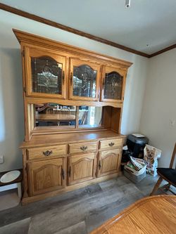 Oak Hutch