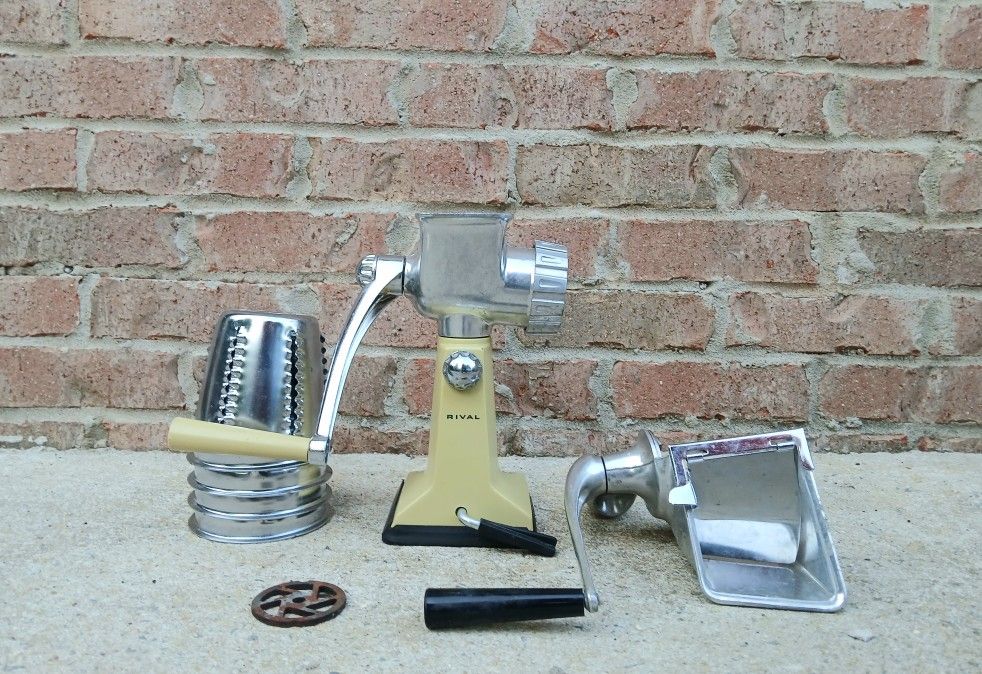 Vintage Rival Kitchneer Combination Grind-O-Mat/Shred-O-Mat