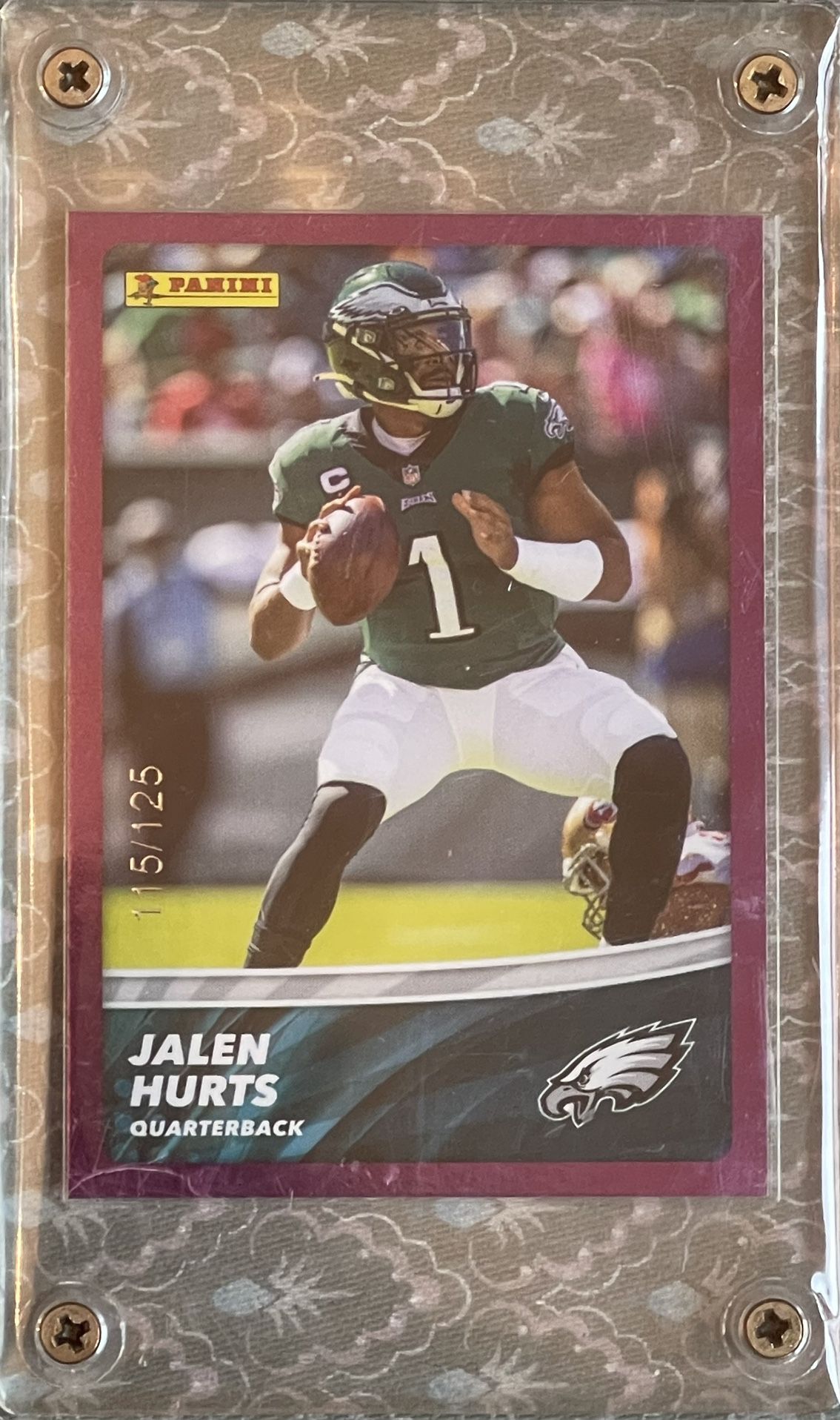 2022 Panini NFL Stickers and Card Collection Jalen Hurts #/125