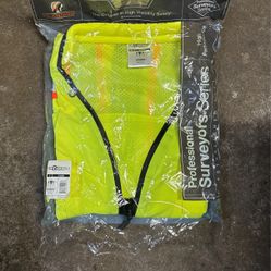 Ml Kishigo Xl professional survey series, high visibility, safety vest Tool