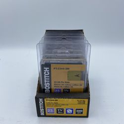 (5) BOSTITCH 23GA Pin Nails 1¾" Long PT-2344-3M Brand New.  3,000 Nails