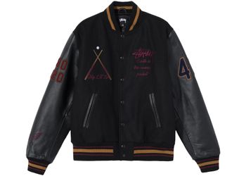 Stussy 40Th Anniversary Varsity Jacket Size L