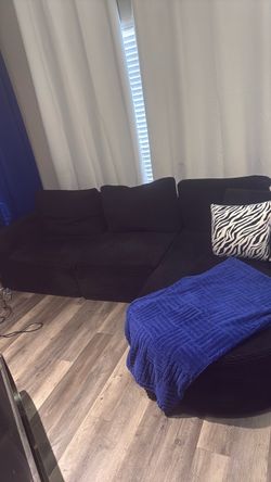 Black boneless sectional