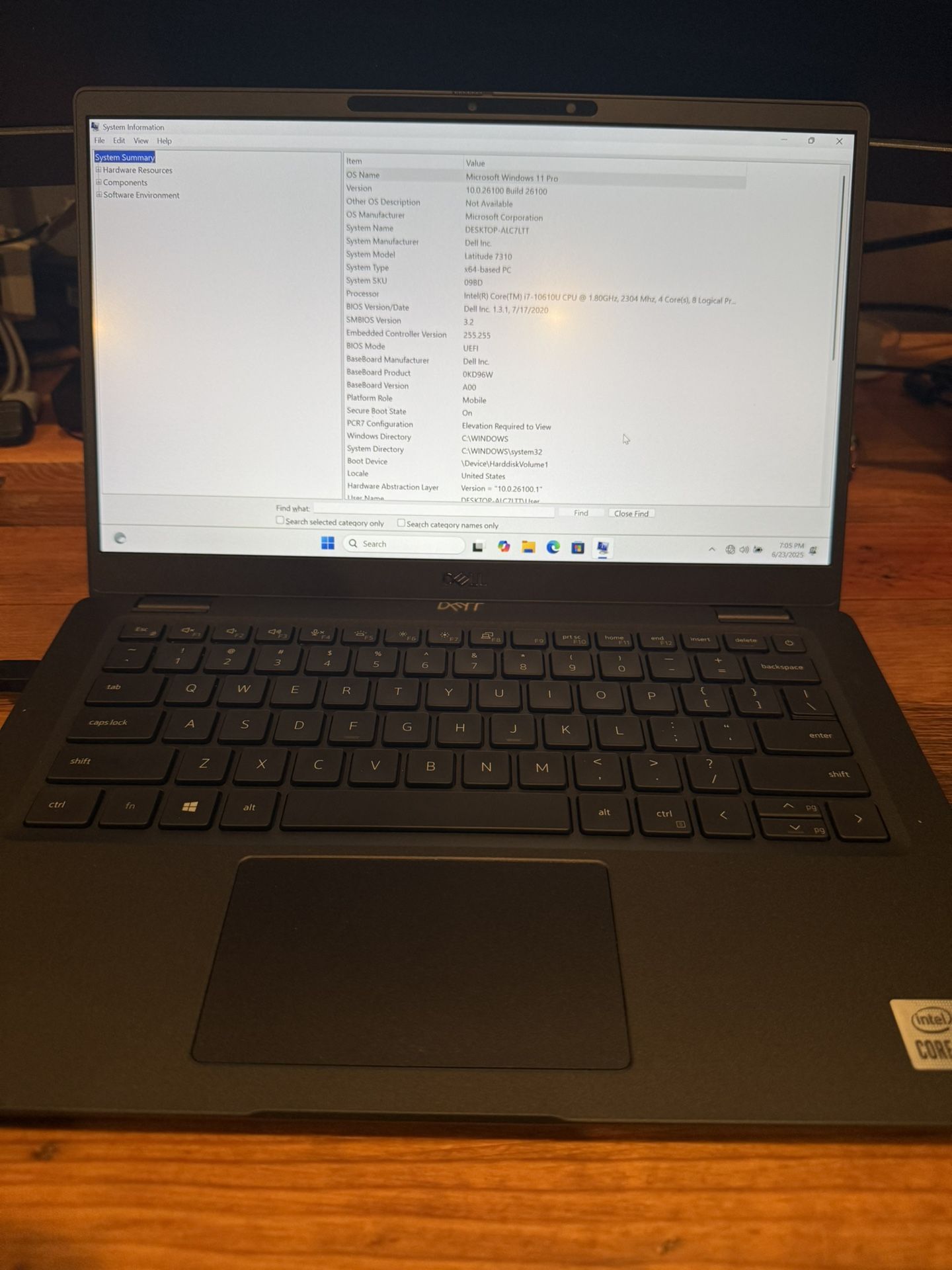 Dell Latitude 7310 Core I7 Windows 11 Pro