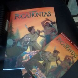 Pocahontas Animated VHS And Book