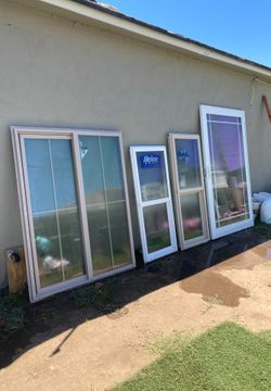 Windows and sliding door
