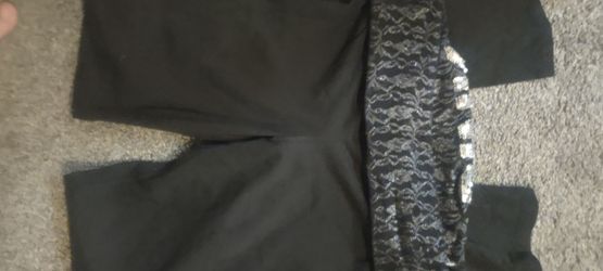 Victoria secret flare bottomed leggings size medium worn once $15