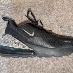 Nike Sneakers Size 8 with Swarovski Crystals 