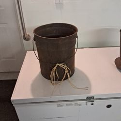 Antique Bucket/Plant Holder