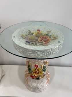 Juego de Mesitas de porcelana Italiana