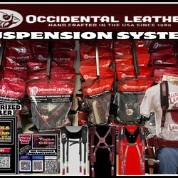 Occidental leather suspenders