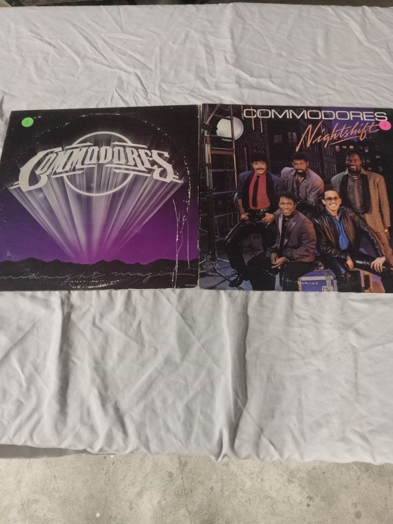 Lot Of 2 Commodores Vinyl Records