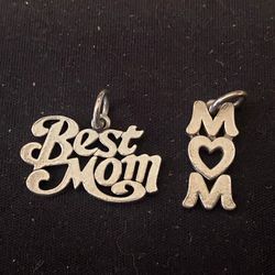James Avery ‘Best Mom’ & 'Love You Mom' Charm Uncut Loops