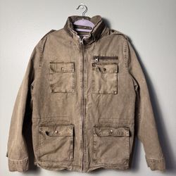 Levi’s Military Jacket - Quilted, Vintage, Brown, Pockets - Size L