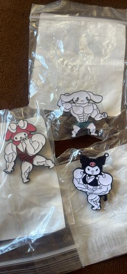 Gymrat Hello Kitty Enamel Pins
