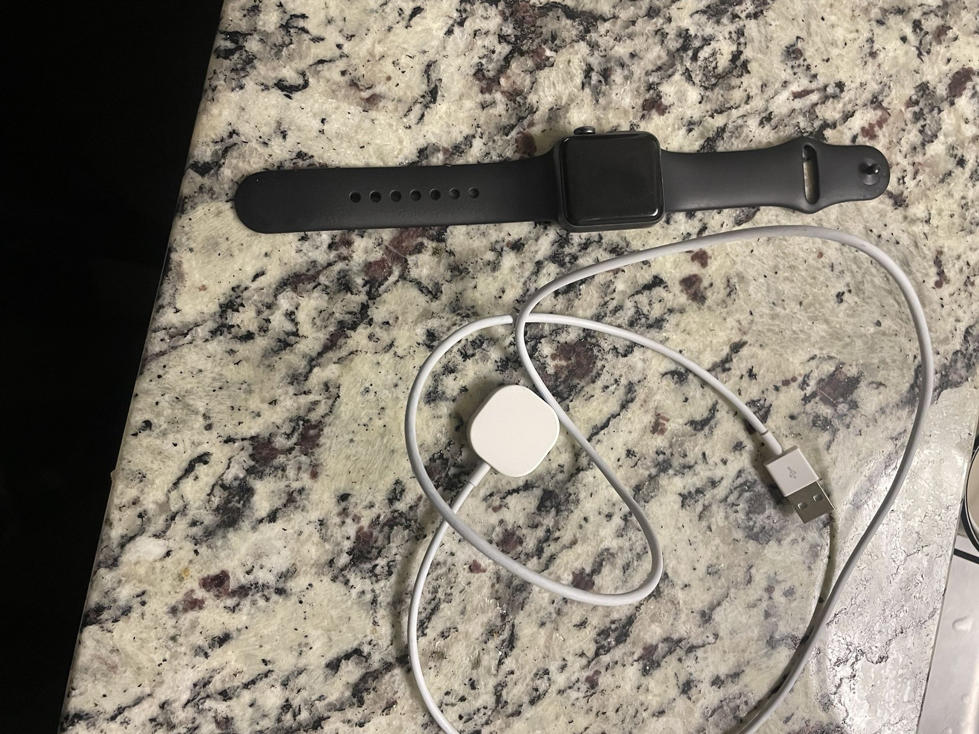 Apple Watch With Sport Band And Working Charger 
