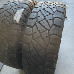2 USED LT 27565R20 NITTO RIDGE GRAPPLER ALL TERRAIN tires for $130 installed and balanced. 27565R20 275 65 20 275 65 R 20 275/65/20 275/65/R20  Alignm