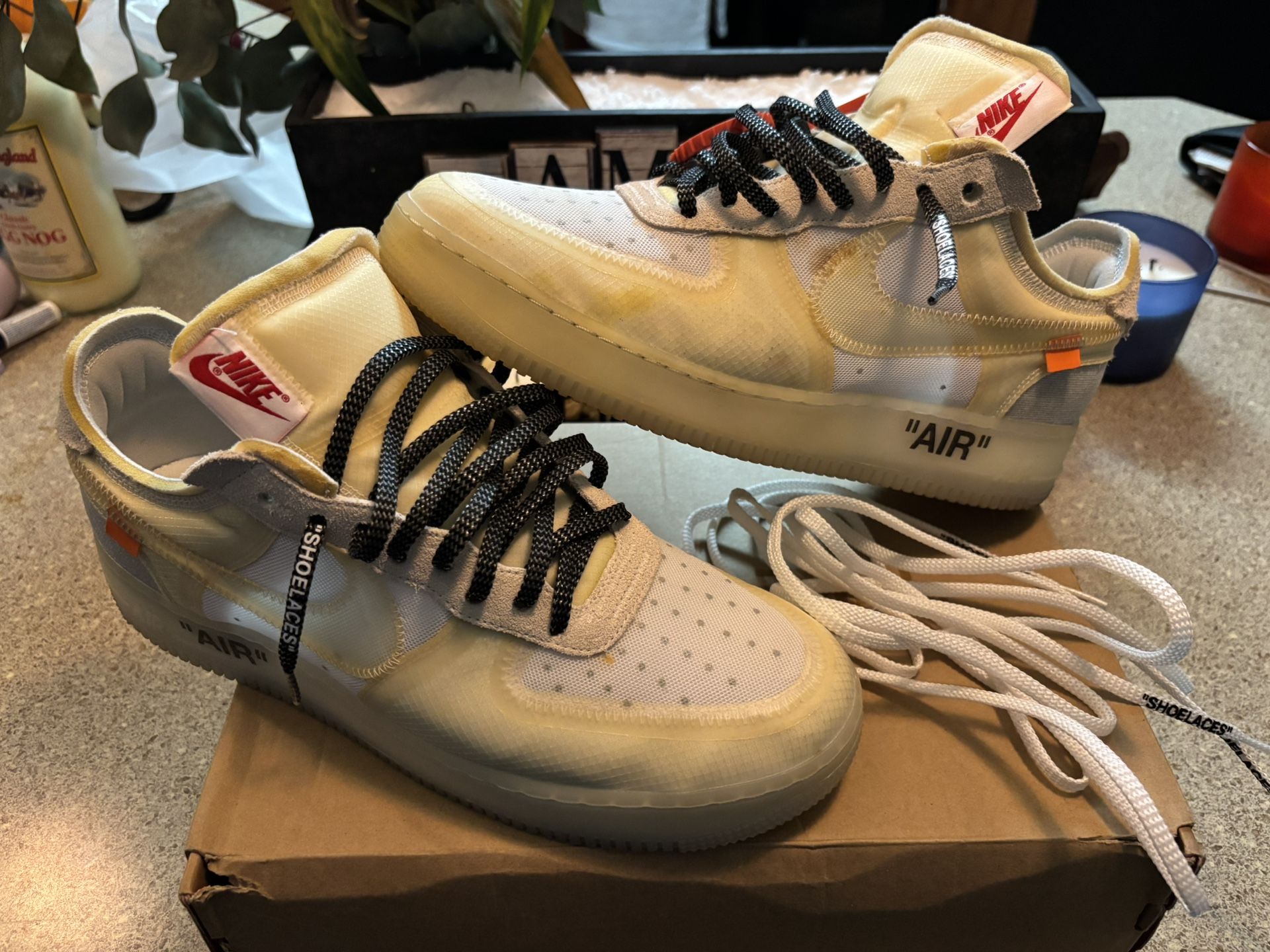 Off White Air Force the 10 size 11